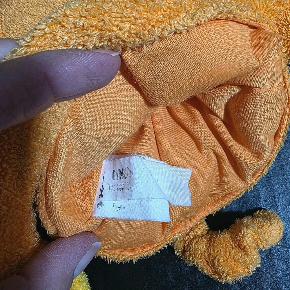 Gymboree Orange Yellow Monkey‎ Chimpanzee Plush Full Body Stuffed Hand Puppet
